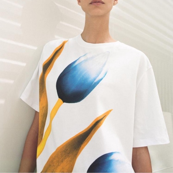 Zara Printed T-shirt Size XL NWT - Picture 2 of 2